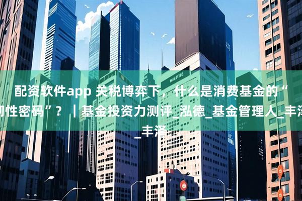 配资软件app 关税博弈下，什么是消费基金的“韧性密码”？｜基金投资力测评_泓德_基金管理人_丰泽